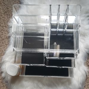 Acrylic Cosmetics Makeup and Jewelry Storage Organ